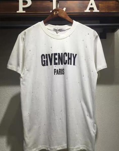 Top Paris GIV дизайнер футболки бренд высокое качество отверстие футболки для мужчин ж
Top Paris GIV дизайнер футболки бренд высокое качество отверстие футболки для мужчин ж