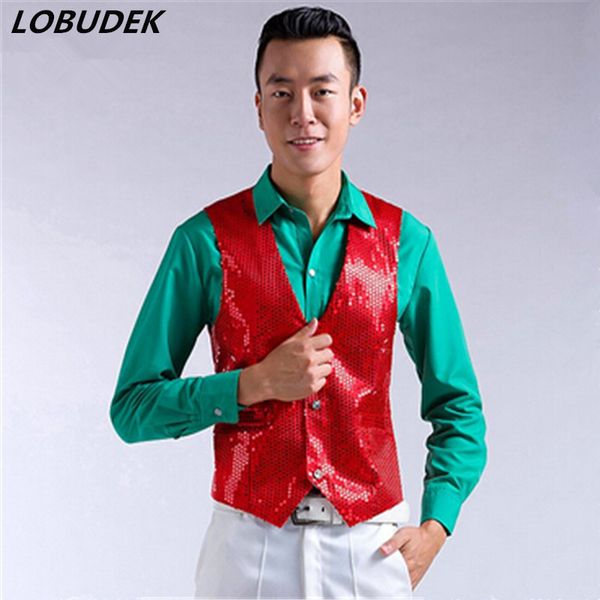 bling male vest red blue for silver white yellow vest for singer compere toastmaster stars show party formal, Black;white
bling male vest red blue for silver white yellow vest for singer compere toastmaster stars show party formal, Black;white