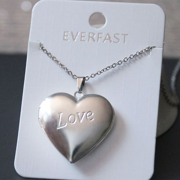 1pc stainless steel necklace engraved love heart locket pendants p frame necklaces memorial jewelry gift for women kids, Silver
1pc stainless steel necklace engraved love heart locket pendants p frame necklaces memorial jewelry gift for women kids, Silver