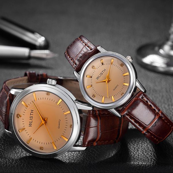 2017 wlisth lovers watch men women quartz wrist watches male female clock wristwatch relogio masculino feminino, Slivery;brown
2017 wlisth lovers watch men women quartz wrist watches male female clock wristwatch relogio masculino feminino, Slivery;brown