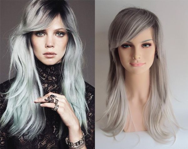 human made hair wigs trend mode-luxus silber-grau gelockt perücken damen länge perücke wig fashion picture wig, Black;brown
human made hair wigs trend mode-luxus silber-grau gelockt perücken damen länge perücke wig fashion picture wig, Black;brown