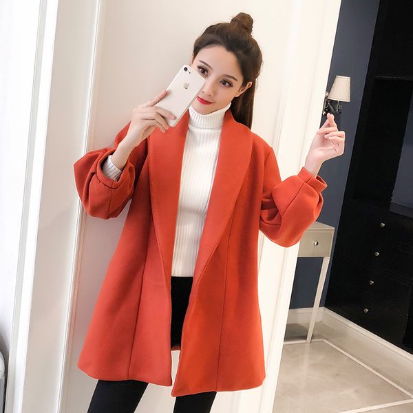 new 2018 women wool blends long coat sen is little original sufeng coats outerwear black caramel color 9125
new 2018 women wool blends long coat sen is little original sufeng coats outerwear black caramel color 9125