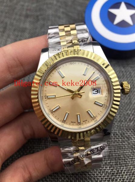 5 colors fashion wristwatches 36mm 41mm 116334 18k gold & steel two tones asia 2813 movement mechanical automatic mens watches, Slivery;brown
5 colors fashion wristwatches 36mm 41mm 116334 18k gold & steel two tones asia 2813 movement mechanical automatic mens watches, Slivery;brown