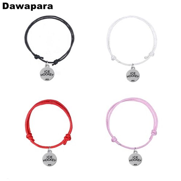 dawapara double sides engraved hockey player charm pendant bracelet handmade adjustable chain bangle fashion jewelry gift, Black
dawapara double sides engraved hockey player charm pendant bracelet handmade adjustable chain bangle fashion jewelry gift, Black