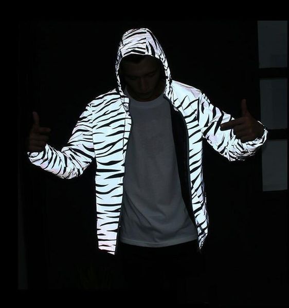 spring and autumn king kayan west man jacket tide plate zebra 3m reflective jackets winner luminous jackets, Black
spring and autumn king kayan west man jacket tide plate zebra 3m reflective jackets winner luminous jackets, Black