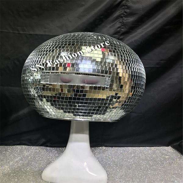 r6 rgb colorful led light costumes dj luminous helmet silver mirror glass ball headwear stage show wears prop performance clothe robot show
r6 rgb colorful led light costumes dj luminous helmet silver mirror glass ball headwear stage show wears prop performance clothe robot show