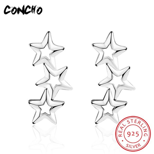 2018 limited real trendy star party orecchini concho jewelry 925 sterling silver stars stud earrings for women, Golden;silver
2018 limited real trendy star party orecchini concho jewelry 925 sterling silver stars stud earrings for women, Golden;silver