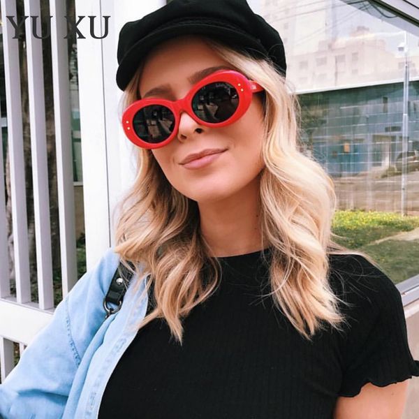 yu xu new fashion vintage cat eye sunglasses women brand designer sunglasses men rivets oval frame sunglasses uv400 h86, White;black
yu xu new fashion vintage cat eye sunglasses women brand designer sunglasses men rivets oval frame sunglasses uv400 h86, White;black