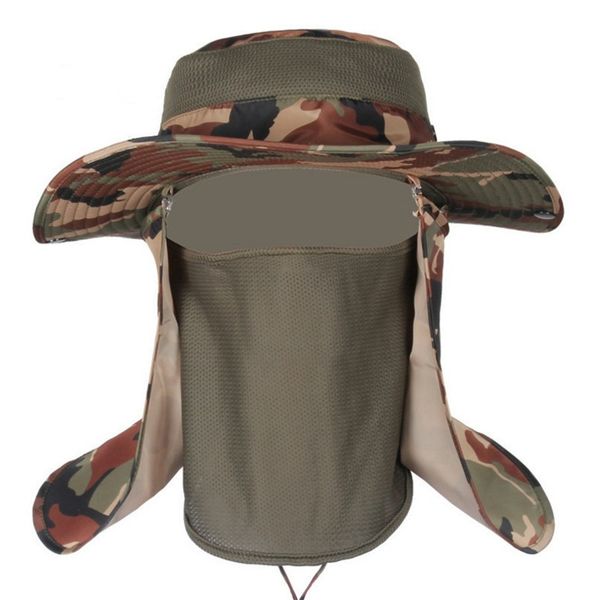 men women outdoor fishing anti-mosquito cap summer riding climbing hunting camping hiking sunshade sunscreen tactical camo hat, Black;white
men women outdoor fishing anti-mosquito cap summer riding climbing hunting camping hiking sunshade sunscreen tactical camo hat, Black;white