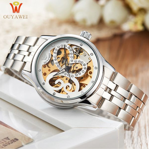 watch women automatic mechanical watches brand skeleton stainless steel clock elegant ladies watch for women montre femme y18102310, Slivery;brown
watch women automatic mechanical watches brand skeleton stainless steel clock elegant ladies watch for women montre femme y18102310, Slivery;brown
