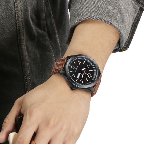 naviforce men sports wristwatches fashion casual luxury brand quartz watches leather waterproof watch male relogio masculino, Slivery;brown
naviforce men sports wristwatches fashion casual luxury brand quartz watches leather waterproof watch male relogio masculino, Slivery;brown