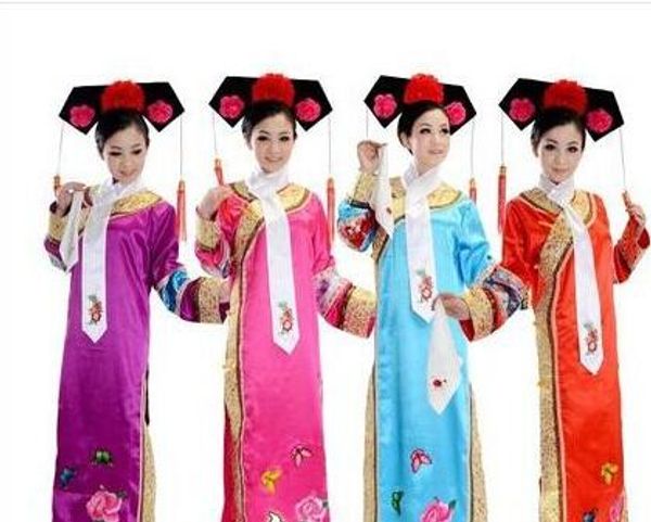 3 pcs hat+ scarf plus size qing dynasty costume chinese traditional princess dress with hat chinese folk dance ing, Black;red
3 pcs hat+ scarf plus size qing dynasty costume chinese traditional princess dress with hat chinese folk dance ing, Black;red