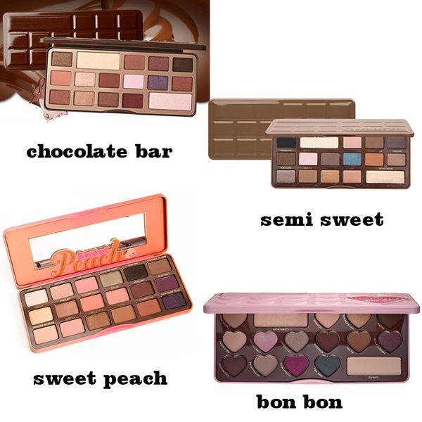 epacket new makeup eyes chocolate bar/sweet bon bons/semisweet/sweet peach eyeshadow palette4 different colors
epacket new makeup eyes chocolate bar/sweet bon bons/semisweet/sweet peach eyeshadow palette4 different colors
