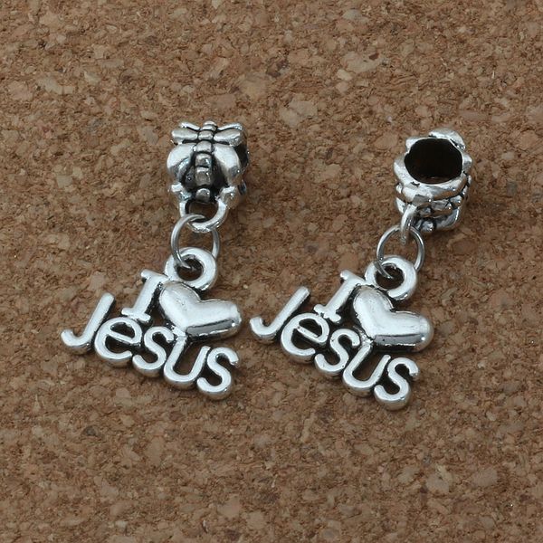 mic .150pcs/lot dangle antiqued silver alloy "i love jesus" heart religious charm big hole bead fit charm bracelet jewelry 23x16mm, Bronze;silver
mic .150pcs/lot dangle antiqued silver alloy "i love jesus" heart religious charm big hole bead fit charm bracelet jewelry 23x16mm, Bronze;silver