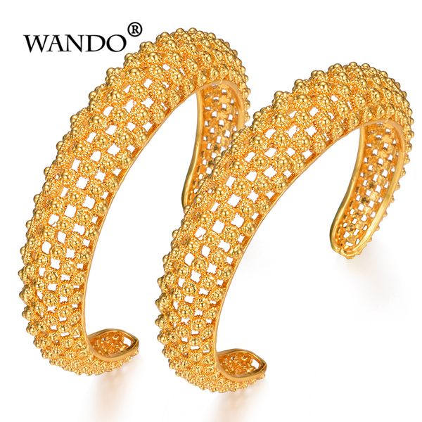 wando 2pieces/lot wholesale arab bangle ethiopian gold color bracelets middle east dubai wedding jewelry african b143, Black
wando 2pieces/lot wholesale arab bangle ethiopian gold color bracelets middle east dubai wedding jewelry african b143, Black