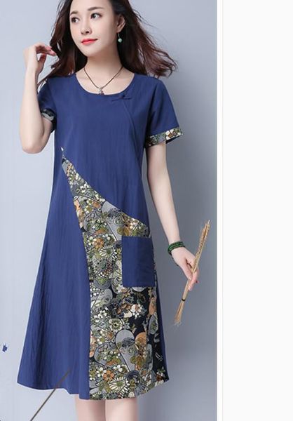 loose and comfortable tax stamp split joint short sleeved dress female arder lint bells dress summer, Black;gray
loose and comfortable tax stamp split joint short sleeved dress female arder lint bells dress summer, Black;gray