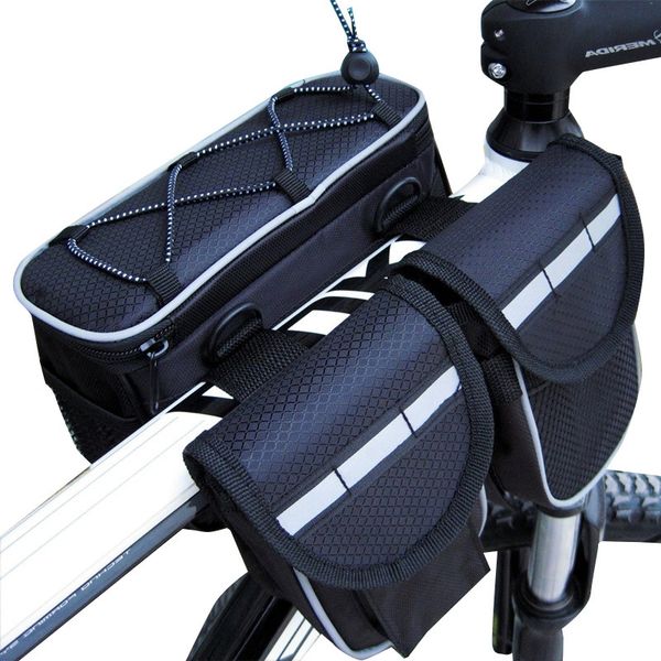 mountain bike bicycle frame tube bag bicycle accessories 4 in 1 cycling pouch bags sport cycling panniers bags phone container
mountain bike bicycle frame tube bag bicycle accessories 4 in 1 cycling pouch bags sport cycling panniers bags phone container