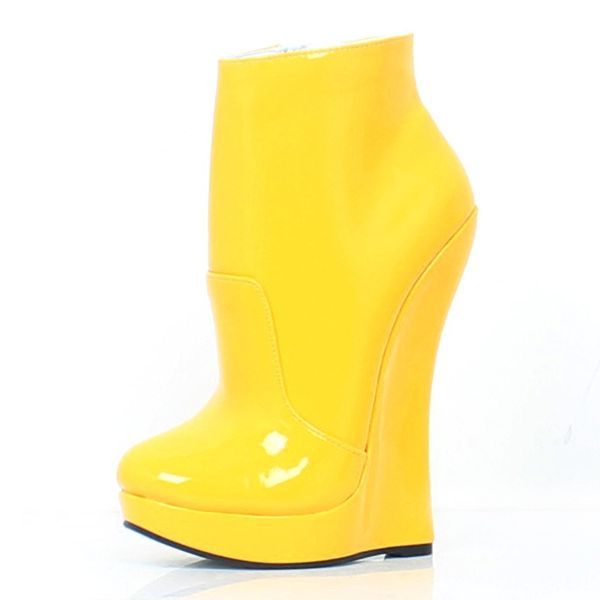 18cm heel height round toe wedgd heel platform party ankle boots us size 5.5-14.5 no.mt1807, Black
18cm heel height round toe wedgd heel platform party ankle boots us size 5.5-14.5 no.mt1807, Black