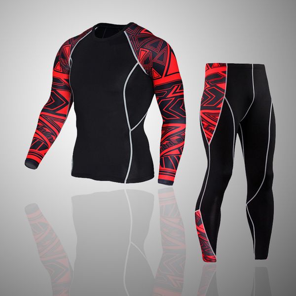 crossfit compression shirt mma rashgard union suit 2018 men's long sleeve t-shirt + tights for men set pants fitness clothing, Gray
crossfit compression shirt mma rashgard union suit 2018 men's long sleeve t-shirt + tights for men set pants fitness clothing, Gray