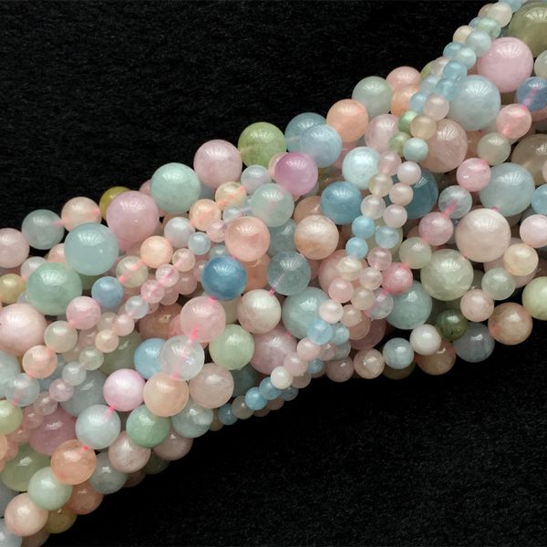 genuine natural multicolour green pink blue aquamarine beryl morganite round loose gemstone beads 4-12mm 16" 05692, Black
genuine natural multicolour green pink blue aquamarine beryl morganite round loose gemstone beads 4-12mm 16" 05692, Black