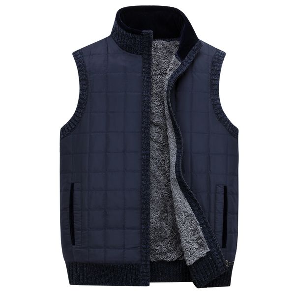 nianmen's winter vests stand collar warm fleece jacket sleeveless waistcoat men vests zipper plus size xxl xxxl, Black;white
nianmen's winter vests stand collar warm fleece jacket sleeveless waistcoat men vests zipper plus size xxl xxxl, Black;white