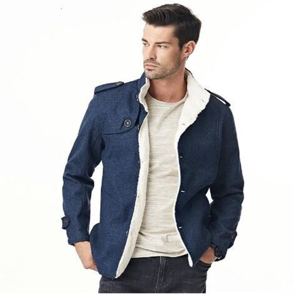 new winter mens coat leisure trendy cashmere fleece lined warm men casual jacket overcoat wool blend male woolen coat, Black
new winter mens coat leisure trendy cashmere fleece lined warm men casual jacket overcoat wool blend male woolen coat, Black