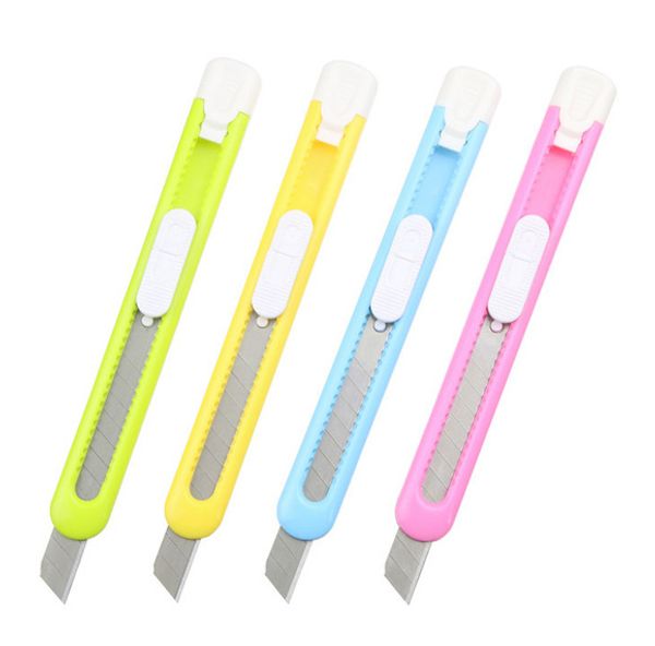 Candy Color Retractable Stainless Steel Knife Multi-Purpose DIY Tools Fishing Tackle Office Cutting Cartons Cardboard D726L
Candy Color Retractable Stainless Steel Knife Multi-Purpose DIY Tools Fishing Tackle Office Cutting Cartons Cardboard D726L