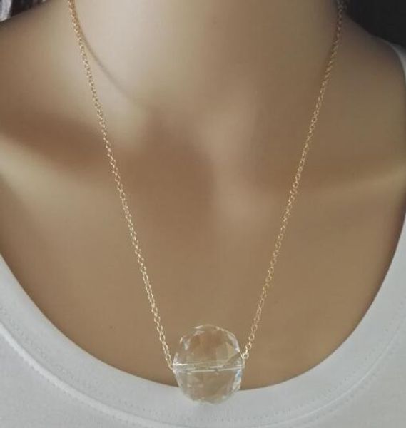 new style exaggerated and simple crystal ball necklace women's style accessories sweater chain style short necklace fashion classic del, Silver
new style exaggerated and simple crystal ball necklace women's style accessories sweater chain style short necklace fashion classic del, Silver