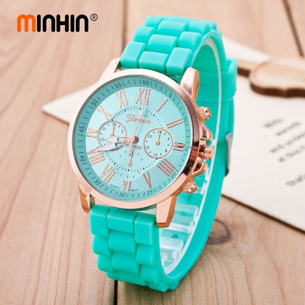 brand fashion geneva silicone quartz wristwatches women jelly colors casual watches, Slivery;brown
brand fashion geneva silicone quartz wristwatches women jelly colors casual watches, Slivery;brown