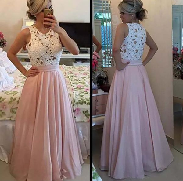 custom pink lace long prom dresses 2021 with beaded appliques jewel neck floor length formal evening gowns with sash, Black
custom pink lace long prom dresses 2021 with beaded appliques jewel neck floor length formal evening gowns with sash, Black