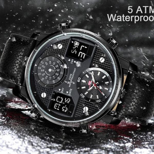 the new kt720 sports men leather watch strap waterproof glow-in-the-dark three movement men's watch electronic core diameter 50mm, Slivery;brown
the new kt720 sports men leather watch strap waterproof glow-in-the-dark three movement men's watch electronic core diameter 50mm, Slivery;brown