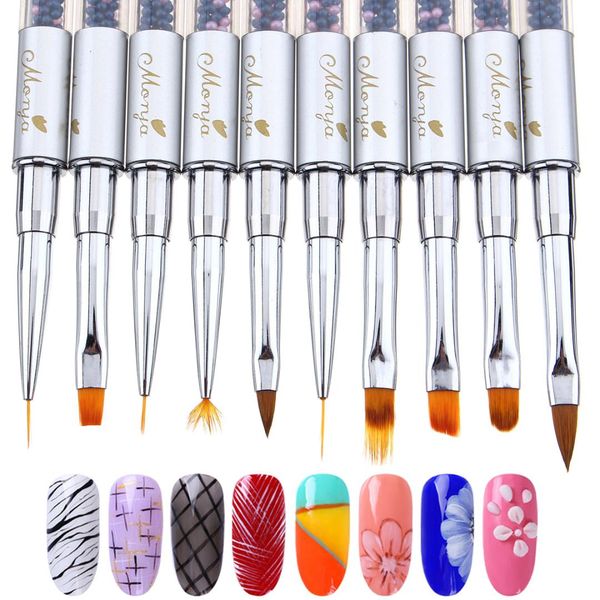 10 style nail stripes lines liner painting liquid powder acrylic uv gel extension builder french nail art drawing brush, Yellow
10 style nail stripes lines liner painting liquid powder acrylic uv gel extension builder french nail art drawing brush, Yellow