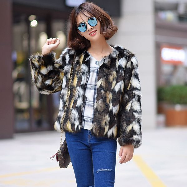 women mixed color short section fur jacket casual winter autumn imitation fur jackets female plus size faux coats s/6xl k466, Black
women mixed color short section fur jacket casual winter autumn imitation fur jackets female plus size faux coats s/6xl k466, Black