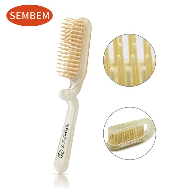 sembem portable folding comb collapsible pocket hair brush comb travel essentials scalp massage plastic hairdressing hairbrush, Silver
sembem portable folding comb collapsible pocket hair brush comb travel essentials scalp massage plastic hairdressing hairbrush, Silver