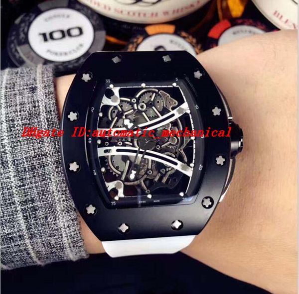 luxury 2018 new arrived skeleton dial rubber strap 61-01 automatic fashion brand men's wristwatches, Slivery;brown
luxury 2018 new arrived skeleton dial rubber strap 61-01 automatic fashion brand men's wristwatches, Slivery;brown