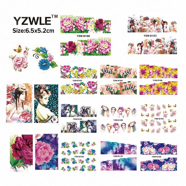 yzwle 49 sheets diy decals nails art water transfer printing stickers accessories for manicure salon yzw(d-8148-8196, Black
yzwle 49 sheets diy decals nails art water transfer printing stickers accessories for manicure salon yzw(d-8148-8196, Black