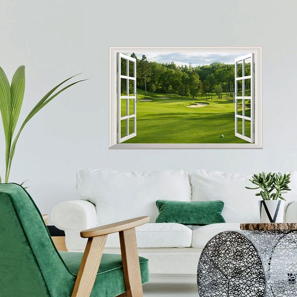3d window view forest landscape wall sticker green tree removable wallpaper home decal home decor wholesale
3d window view forest landscape wall sticker green tree removable wallpaper home decal home decor wholesale