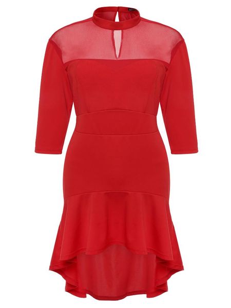 3xl elegant dress women ruffles irregular slim dress ladies mesh patchwork half sleeve solid dresses plus size vestidos, White;black
3xl elegant dress women ruffles irregular slim dress ladies mesh patchwork half sleeve solid dresses plus size vestidos, White;black