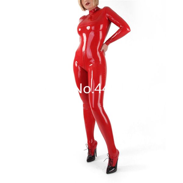 red latex high collar catsuit tight latex rubber zentai with socks handmade tights suit, Black
red latex high collar catsuit tight latex rubber zentai with socks handmade tights suit, Black