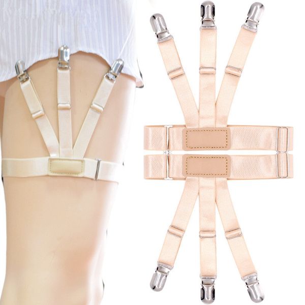 1pair men shirt non-slip garter anti-wrinkle suspenders leg ring beige garters adjustable shirt holder business accessory w029, Black;white
1pair men shirt non-slip garter anti-wrinkle suspenders leg ring beige garters adjustable shirt holder business accessory w029, Black;white