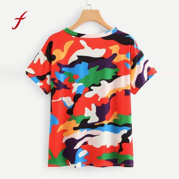 2018 t shirt women casual o-neck cami print tee camouflage short sleeve t-shirts summer t-shirts female, White
2018 t shirt women casual o-neck cami print tee camouflage short sleeve t-shirts summer t-shirts female, White