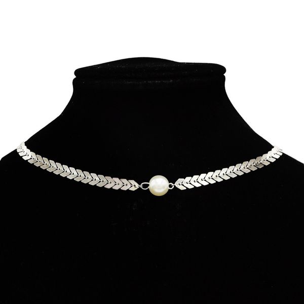 neo-gothic fashion gold silver alloy pearl choker necklaces simple elegant scale sequins chain necklace women party jewelry gift, Golden;silver
neo-gothic fashion gold silver alloy pearl choker necklaces simple elegant scale sequins chain necklace women party jewelry gift, Golden;silver