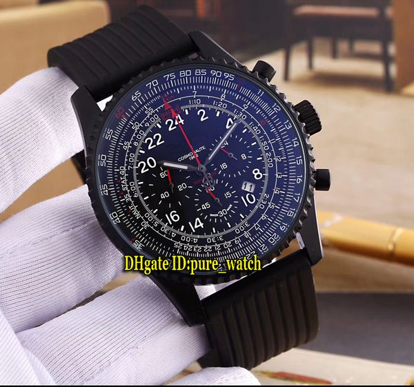 Navitimer черный циферблат MB0210B6 Miyota Кварцевый хронограф мужские часы PVD черный стальной корпус резиновый ремешок серебряный корпус спортивные новые часы
Navitimer черный циферблат MB0210B6 Miyota Кварцевый хронограф мужские часы PVD черный стальной корпус резиновый ремешок серебряный корпус спортивные новые часы