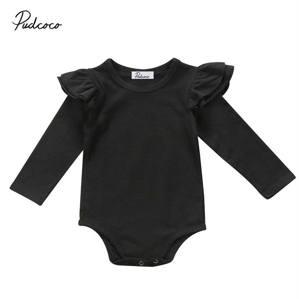 cute newborn baby girl long sleeve ruffles bodysuit jumpsuit white pure black outfit clothes 0-18m, Blue
cute newborn baby girl long sleeve ruffles bodysuit jumpsuit white pure black outfit clothes 0-18m, Blue