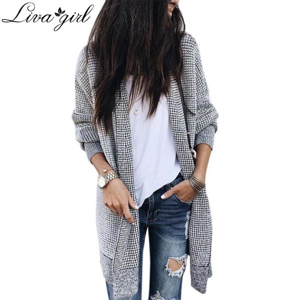 new 2018 autumn winter wool blends fashion cardigan blouse coat casual knitted slim long coats for women v9, Black;brown
new 2018 autumn winter wool blends fashion cardigan blouse coat casual knitted slim long coats for women v9, Black;brown