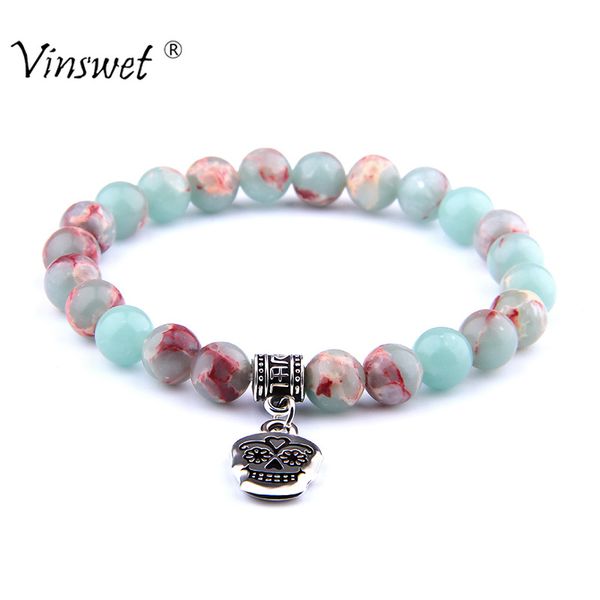 trendy skull bracelet men jewelry for women pulseira masculina stone bracelet feminina bileklik pulseras mujer femme pulseiras, Black
trendy skull bracelet men jewelry for women pulseira masculina stone bracelet feminina bileklik pulseras mujer femme pulseiras, Black
