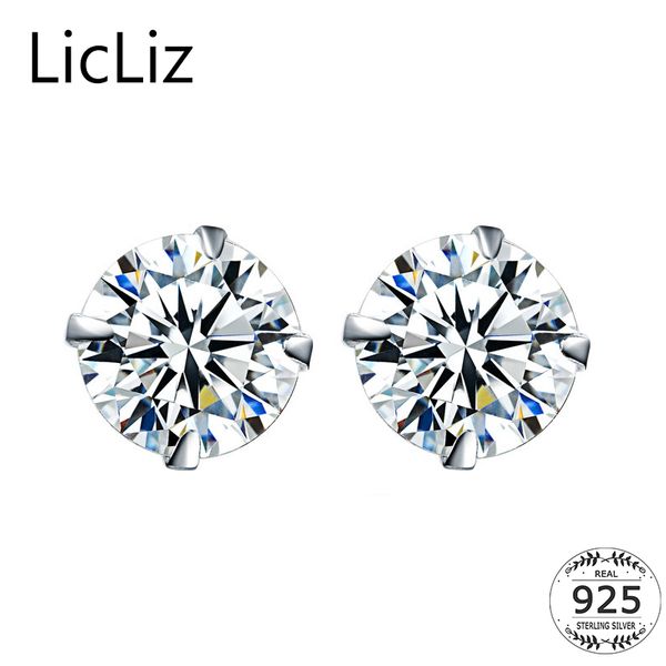 licliz 100% 925 sterling silver cz stud earrings for women jewelry simple cubic zircon ear piercing post earrings classic le0285, Golden;silver
licliz 100% 925 sterling silver cz stud earrings for women jewelry simple cubic zircon ear piercing post earrings classic le0285, Golden;silver