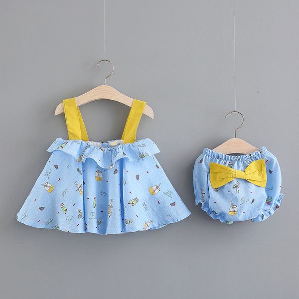 simple baby girl clothes summer baby clothing sets with bow fart pants trunks girl clothes set graffiti sling buttons wathet blue, White
simple baby girl clothes summer baby clothing sets with bow fart pants trunks girl clothes set graffiti sling buttons wathet blue, White