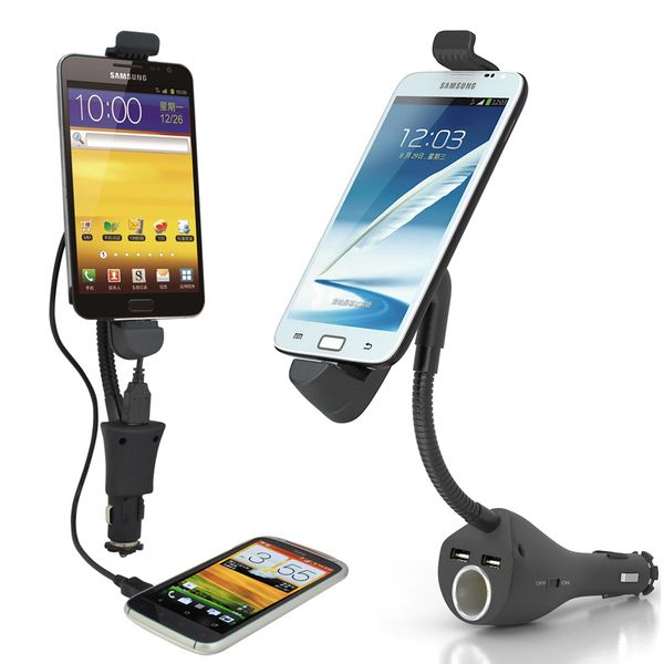 car usb charger mount cigarette lighter holder adjustable gooseneck direct charging cradles stand support for universal phones
car usb charger mount cigarette lighter holder adjustable gooseneck direct charging cradles stand support for universal phones