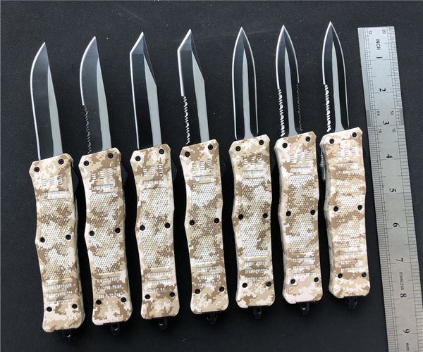 Medium 616 FDE Digital Camo D/A auto knives EDC camping gear knifes hunting tactical knife cutlery tools with nylon bag
Medium 616 FDE Digital Camo D/A auto knives EDC camping gear knifes hunting tactical knife cutlery tools with nylon bag